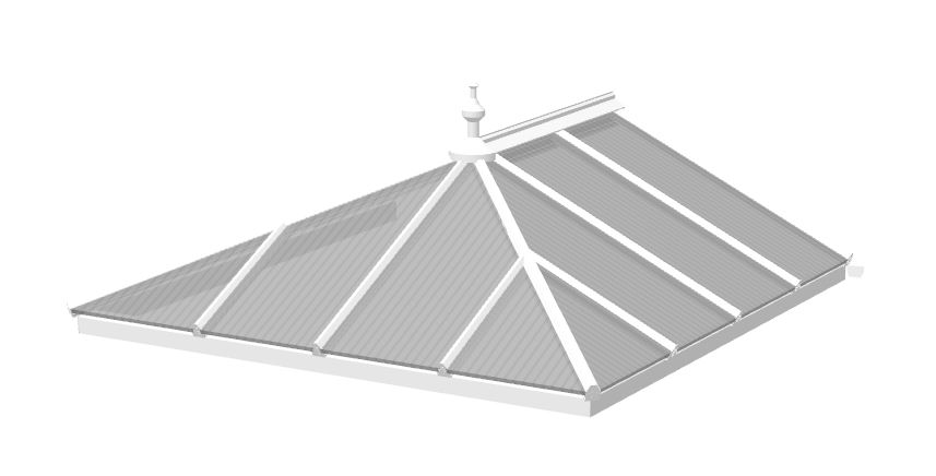 Polycarbonate Edwardian Roof