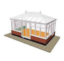 edwardian double hipped conservatory