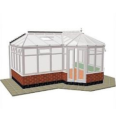 P-Shaped Victorian Conservatory