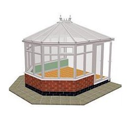 victorian double hipped conservatory