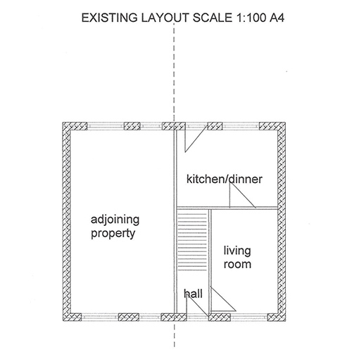 existing layout