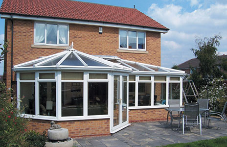 p shaped conservatory