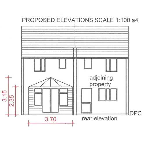 rear elevation image