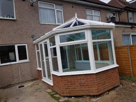 victorian durabase conservatory with adjustable legs